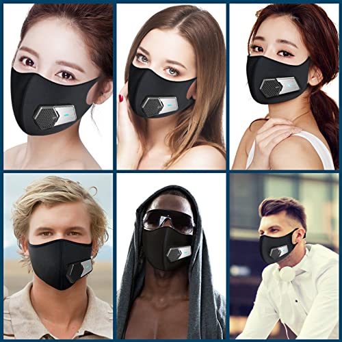 Personal Wearable Air Purifiers，Travel-Size Air Purifiers,Head-Mounted Portable Mini Air Purifier,Used for Tourism, Running, Cycling, Mountaineering, Outdoor Sports (Full Set,Black)