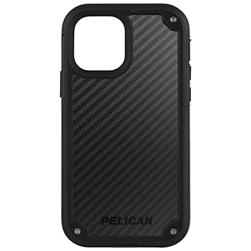 Pelican - SHIELD Series - Kevlar Case for iPhone 12 Pro Max (5G) - 21 ft Drop Protection - 6.7 Inch - Black