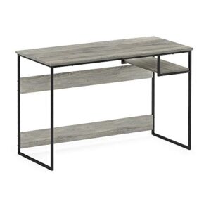 furinno moretti lifestyle study desk, 45 inches, french oak grey