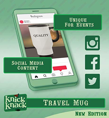 Knick Knack Gifts got greenness? - 14oz Stainless Steel Travel Mug, Silver