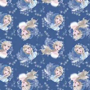 Disney Frozen II Elsa Fabric by The Yard Cotton Face Mask Craft Sewing