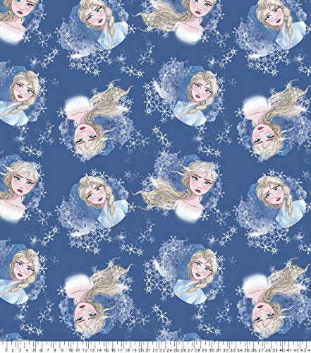 Disney Frozen II Elsa Fabric by The Yard Cotton Face Mask Craft Sewing