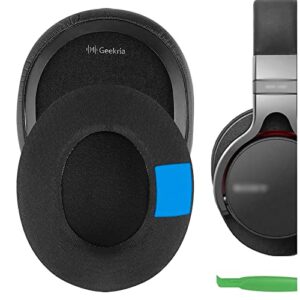 geekria sport cooling gel replacement ear pads for sony mdr-1abt, mdr-1rbt, mdr-1rnc headphones ear cushions, headset earpads, ear cups repair parts (black)