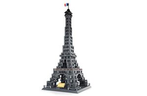 architecture eiffel tower building blocks set, educational learning building blocks toy for kids age 6+, or adult(1002pcs)
