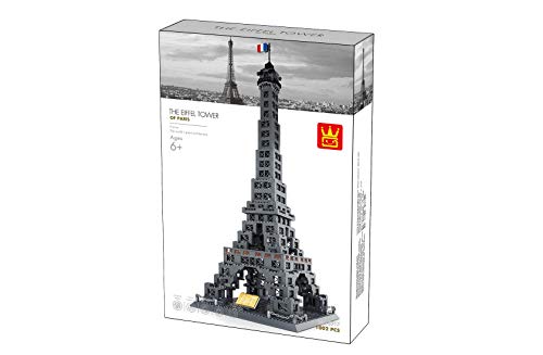 Architecture Eiffel Tower Building Blocks Set, Educational Learning Building Blocks Toy for Kids Age 6+, or Adult(1002PCS)
