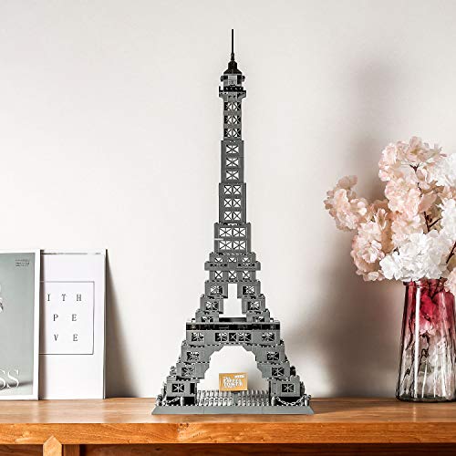 Architecture Eiffel Tower Building Blocks Set, Educational Learning Building Blocks Toy for Kids Age 6+, or Adult(1002PCS)