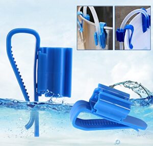 2pcs multifunction plastic adjustable fish tank mounting clip water pipe tube clamp hose holder aquarium hose clamp