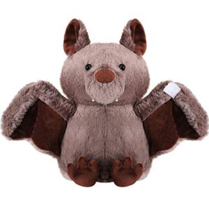 plush bat bashful stuffed animal bat cute plush animal halloween furry doll 11 inches (brown)