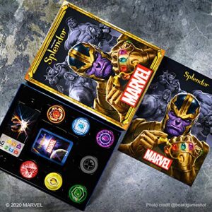 Splendor Marvel Board Game for Adults and Family | Super Heroes Strategy Game | Ages 10+ | 2 to 4 players | Average Playtime 30 minutes | Made by Space Cowboys