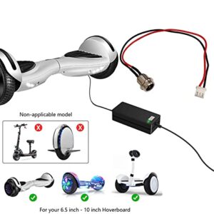 WELLSTRONG Hoverboard charger port for Electric Smart Self-Balancing Scooter (3 Prong 2 Wires CHARGING PORT)