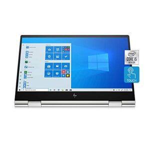 HP 2022 Envy x360 2-in-1 15.6" FHD Touchscreen Laptop Computer, Intel Core i5-10210, 16GB RAM, 1TB PCIe SSD, Intel UHD Graphics, Bang & Olufsen, HD Webcam, Windows 10, Silver, 32GB Snow Bell USB Card