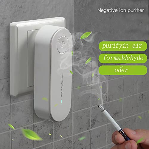 Air Ionizers Plug-in for Home,Mini Plug-in Air Purifier,Portable Quiet Air Freshener for Use in Rooms Odors, Smoke,Bedrooms, Kitchen,Toilets,Office,Air Cleaner