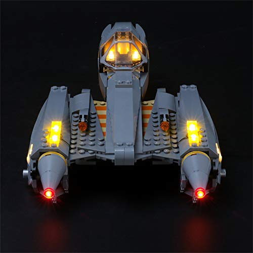 LIGHTAILING Light Set for (General Grievous’s Starfighter) Building Blocks Model - Led Light kit Compatible with Lego 75286(NOT Included The Model)