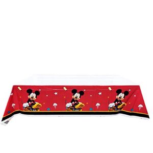 mickey party tablecloth |70.8 x 42.5 inch| mickey party supplies