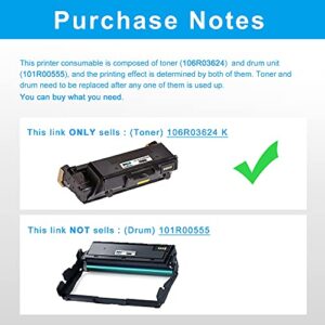 LCL Compatible Toner Cartridge Replacement for Xerox 3335 3345 3330 106R03623 106R03624 Super High-Yield 3345VDNi Phaser 3330DNi 3335DNi 3345DNi (Black 2-Pack)