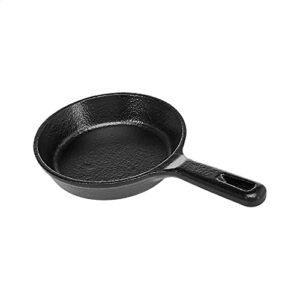 AmazonCommercial Pre-Seasoned 3.5-Inch Cast Iron Skillet, Set of 4