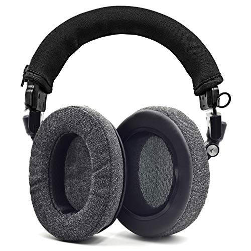 Defean Earpad Repair Parts Suit Replacement Ear Pad and Headband Pad for Audio Technica M30 M40 M50 M50X M50S M40X Headphone