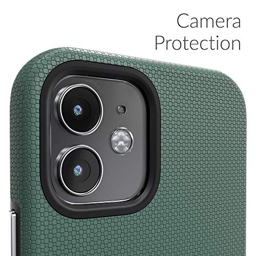 Crave iPhone 12, iPhone 12 Pro Case, Dual Guard Protection Series Case for iPhone 12/12 Pro (6.1 inch) - Forest Green