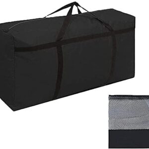 WITERY Extra Large Storage Bag for Moving - Heavy Duty Oxford Water-Resistant Storage Bag Organizer with Reinforced Handles & Zippers for Traveling/Camping/College Dorm/Holiday Decorations, 39x24x12 Inches
