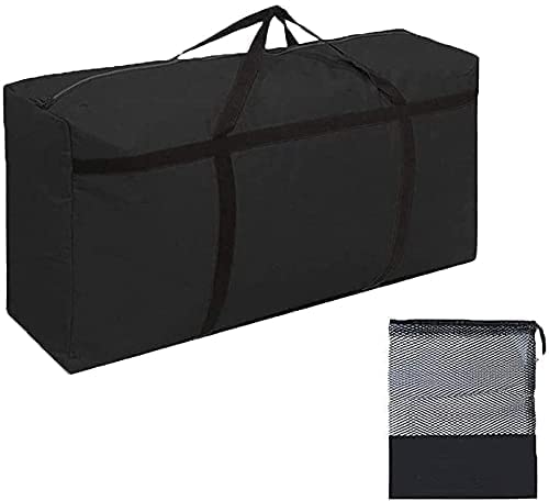 WITERY Extra Large Storage Bag for Moving - Heavy Duty Oxford Water-Resistant Storage Bag Organizer with Reinforced Handles & Zippers for Traveling/Camping/College Dorm/Holiday Decorations, 39x24x12 Inches