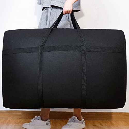 WITERY Extra Large Storage Bag for Moving - Heavy Duty Oxford Water-Resistant Storage Bag Organizer with Reinforced Handles & Zippers for Traveling/Camping/College Dorm/Holiday Decorations, 39x24x12 Inches