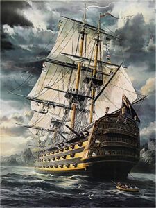 jigsaw puzzles for adults 1000 pieces-pirate ship jigsaw puzzles,best wooden jigsaw puzzles game set -29.5" l x 19.7" w