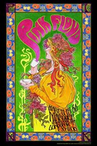 pyramid america pink floyd marquee 66 bob masse music concert retro vintage style psychedelic trippy cool wall decor art print poster 24x36