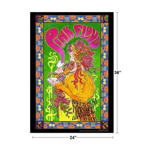 Pyramid America Pink Floyd Marquee 66 Bob Masse Music Concert Retro Vintage Style Psychedelic Trippy Cool Wall Decor Art Print Poster 24x36