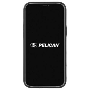 Pelican Protector Sling Series - iPhone 12 / iPhone 12 Pro Case [15ft MIL-Grade Drop Protection] [Wireless Charging Compatible] Heavy Duty Case Cover For iPhone 12 Pro / 12 With HAnd Strap - Black