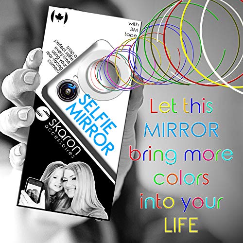 Skaron Selfie Mirror Smartphone / Complement to the selfie stick / Mirror for selfie / Complement for selfie light / Complement for the action cam