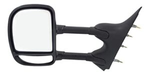 garage-pro mirror compatible with 2002 ford e-150 econoline, e-250 econoline, e-350 econoline club wagon and e-450 econoline super duty towing, driver side, manual glass