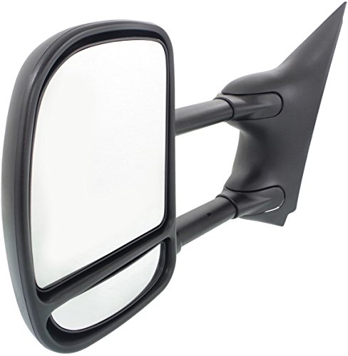 Garage-Pro Mirror Compatible with 2002 Ford E-150 Econoline, E-250 Econoline, E-350 Econoline Club Wagon and E-450 Econoline Super Duty Towing, Driver Side, Manual Glass