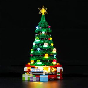 lightailing light set for (creator christmas tree) building blocks model - led light kit compatible with lego 40338(not included the model)