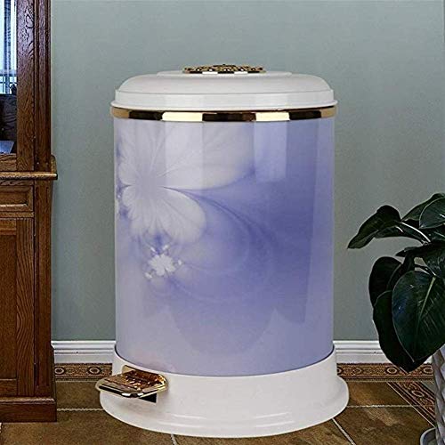 ZCHAN Products Top Trash Receptacle with Liner, Gallon Capacity, Hands-Free Disposal, Modern Styling