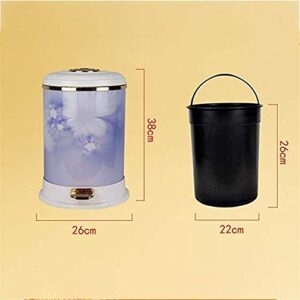 ZCHAN Products Top Trash Receptacle with Liner, Gallon Capacity, Hands-Free Disposal, Modern Styling