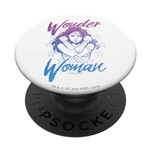 wonder woman movie retro stance popsockets swappable popgrip