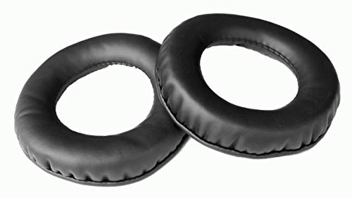 Replacement Ear Pads Compatible with Samson Technologies SR850 SR950 Over-The-Head Headphones (Leatherette)