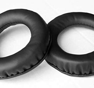 Replacement Ear Pads Compatible with Samson Technologies SR850 SR950 Over-The-Head Headphones (Leatherette)