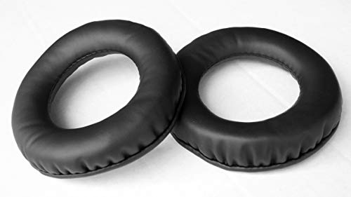 Replacement Ear Pads Compatible with Samson Technologies SR850 SR950 Over-The-Head Headphones (Leatherette)