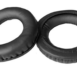 Replacement Ear Pads Compatible with Samson Technologies SR850 SR950 Over-The-Head Headphones (Leatherette)