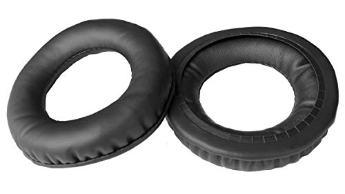 Replacement Ear Pads Compatible with Samson Technologies SR850 SR950 Over-The-Head Headphones (Leatherette)