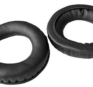 Replacement Ear Pads Compatible with Samson Technologies SR850 SR950 Over-The-Head Headphones (Leatherette)