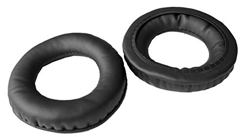 Replacement Ear Pads Compatible with Samson Technologies SR850 SR950 Over-The-Head Headphones (Leatherette)