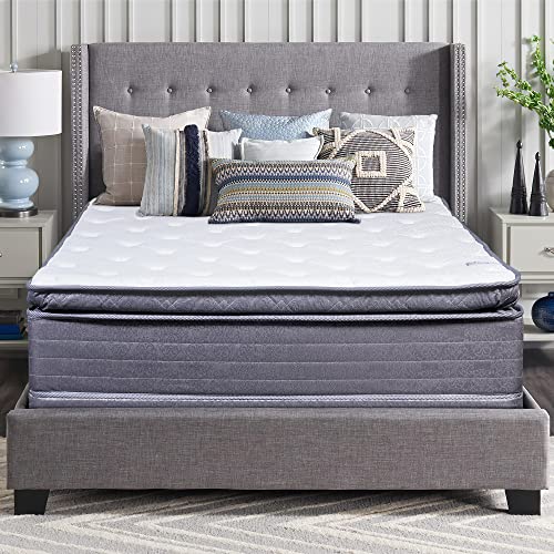 Nutan 13-Inch Twin Size Mattress and Box Spring - Foam Encased Soft Pillow Top Hybrid Contouring Comfort, No Assembly Required 38x74