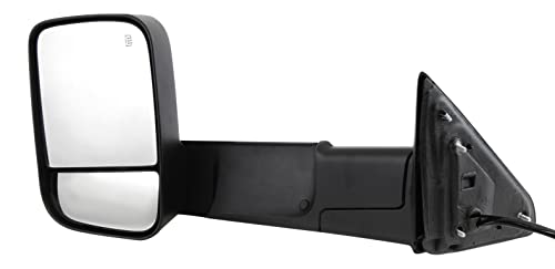 Garage-Pro Mirror Compatible with 2013-2018 Ram 1500, Fits 2013-2018 Ram 2500, Fits 2012-2018 Ram 3500 Towing Mirror, Driver Side, Heated, Power Glass, Blind Spot Glass, In-housing Signal Light