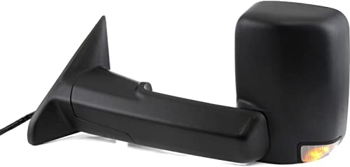 Garage-Pro Mirror Compatible with 2013-2018 Ram 1500, Fits 2013-2018 Ram 2500, Fits 2012-2018 Ram 3500 Towing Mirror, Driver Side, Heated, Power Glass, Blind Spot Glass, In-housing Signal Light