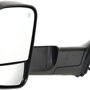 Garage-Pro Mirror Compatible with 2013-2018 Ram 1500, Fits 2013-2018 Ram 2500, Fits 2012-2018 Ram 3500 Towing Mirror, Driver Side, Heated, Power Glass, Blind Spot Glass, In-housing Signal Light