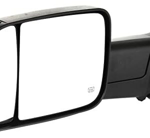 Garage-Pro Mirror Compatible with 2013-2018 Ram 1500, Fits 2013-2018 Ram 2500, Fits 2012-2018 Ram 3500 Towing Mirror, Driver Side, Heated, Power Glass, Blind Spot Glass, In-housing Signal Light