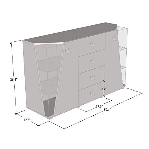 Meble Furniture Edge SB Modern 59" Sideboard