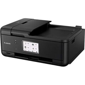 Canon TR8620 All-in-One Printer for Home Office | Copier |Scanner| Fax |Auto Document Feeder | Photo and Document Printing | Airprint (R) and Android Printing, Black